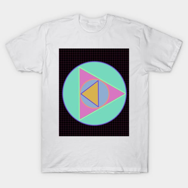 Triangle in a cicle T-Shirt by aureliaazreal